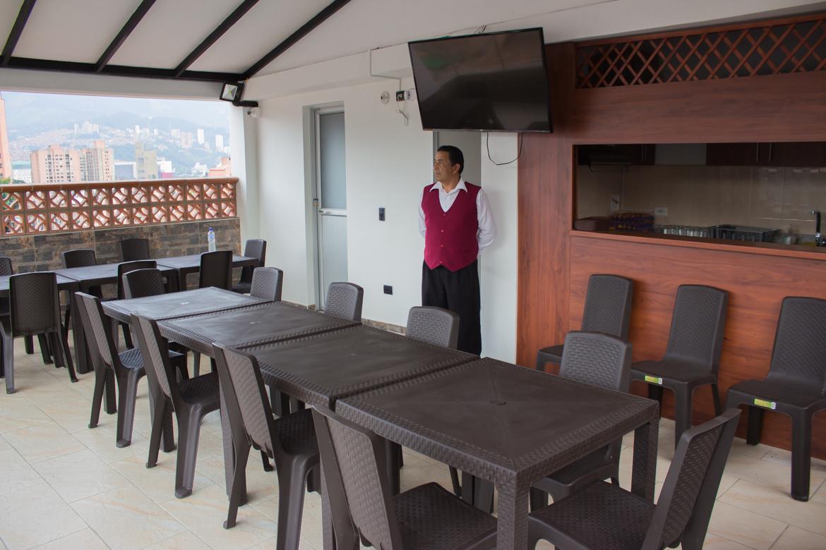 Hotel Med Estadio 메딜린 외부 사진